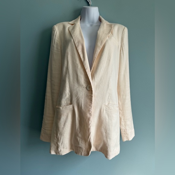 Cabi Everly blazer linen and rayon Size 4 - Picture 2 of 4